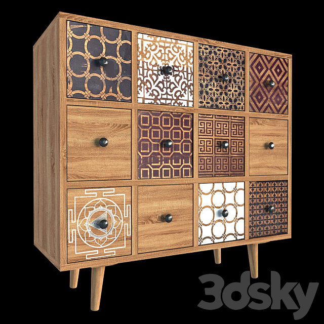 Chest of drawers 2 3DSMax File - thumbnail 1