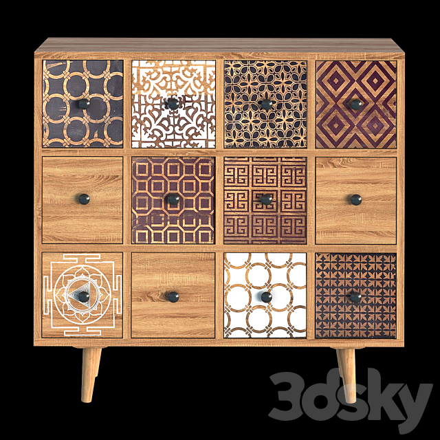 Chest of drawers 2 3DSMax File - thumbnail 3