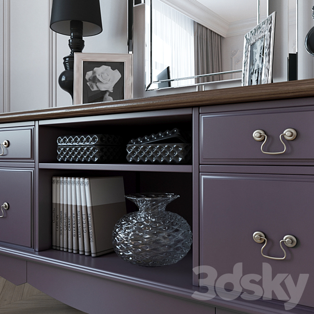 Chest of drawers 3DSMax File - thumbnail 2