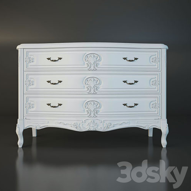 Chest Of Drawers 3DSMax File - thumbnail 1