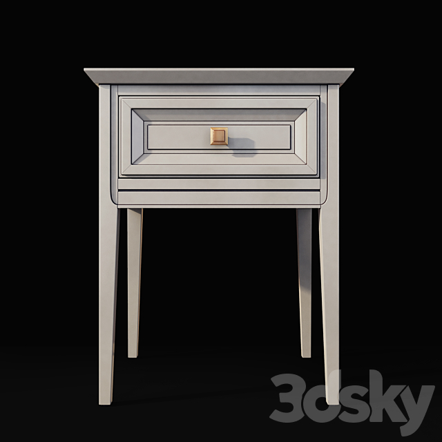 Chest of drawers _ sideboard and bedside table Tesoro Aletan 3ds Max - thumbnail 3