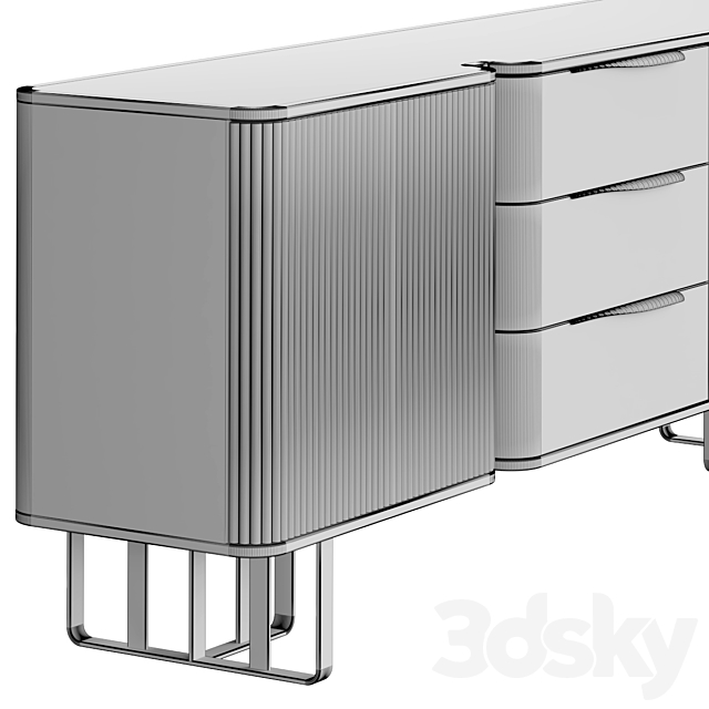 Chest of drawers Adel 3DSMax File - thumbnail 3