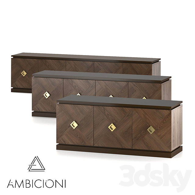 Chest of drawers Ambicioni Soldera 6 3DS Max Model - thumbnail 2