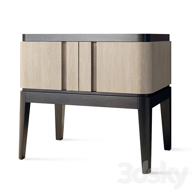 Chest of drawers and bedside table Icons Panormo 3DSMax File - thumbnail 4