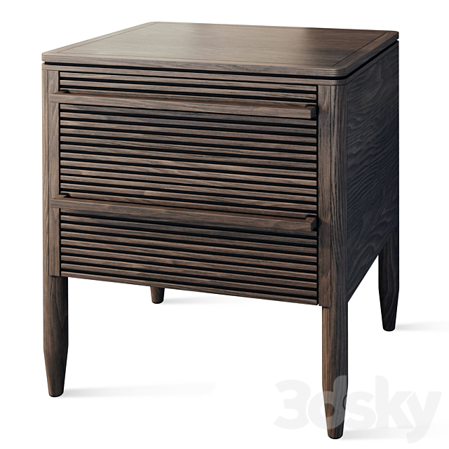 Chest of drawers and bedside table Lines Dantone Home 3ds Max - thumbnail 2