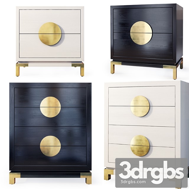 Chest of drawers and bedside table otium. dresser, nightstand by liang & eimil - thumbnail 1