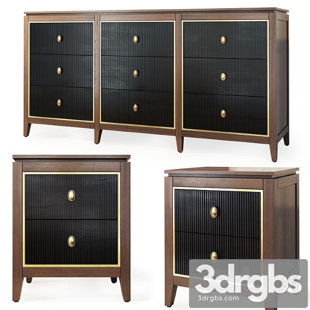 Chest of drawers and cabinet murcielago. dresser, nightstand by 24 7magazin - thumbnail 1