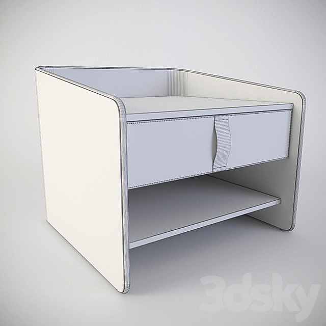 chest of drawers and cabinets Flou Gentleman 3DS Max Model - thumbnail 3