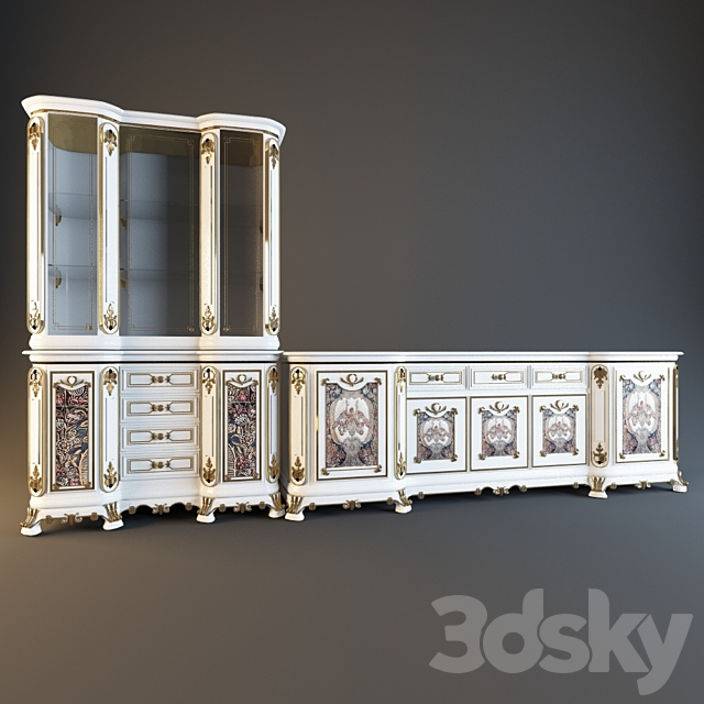 chest of drawers and wardrobe Sillik 3DSMax File - thumbnail 1