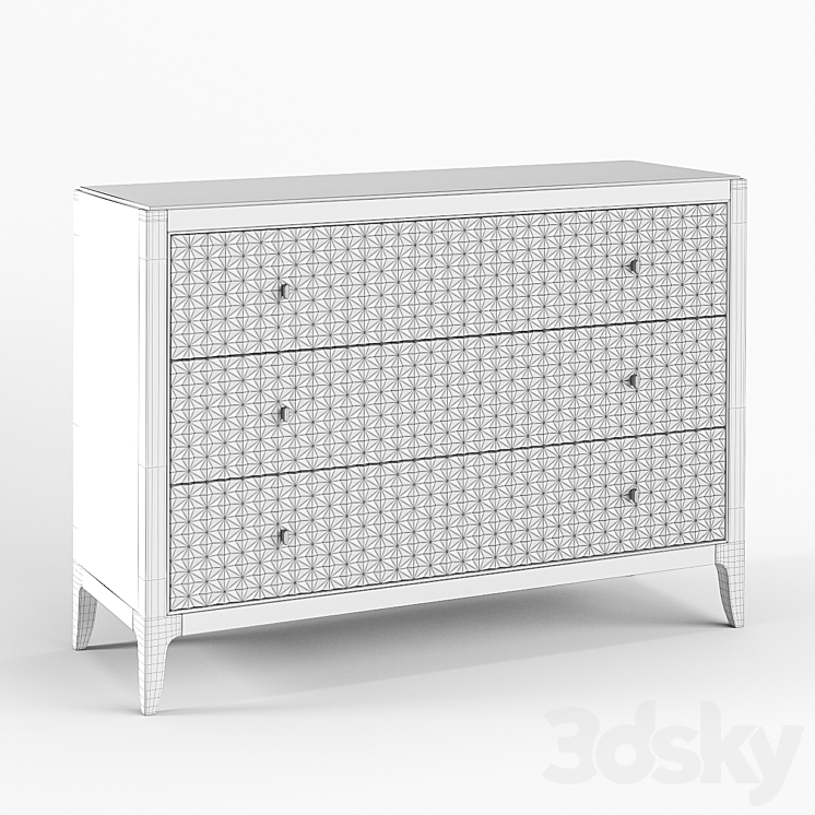 Chest of drawers Bada Bing Bada Boom Caracole 3DS Max - thumbnail 2