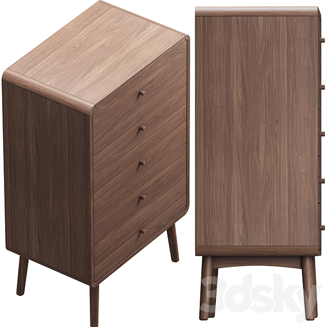 Chest of drawers BOWEN 5 3DSMax File - thumbnail 2