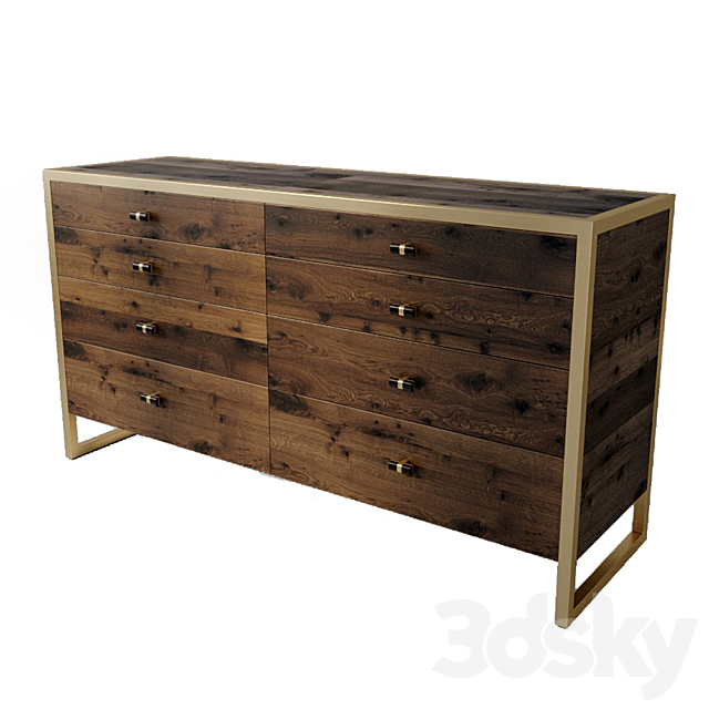 Chest of drawers Caracole Modern Artisans Dresser 3DSMax File - thumbnail 1