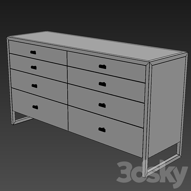 Chest of drawers Caracole Modern Artisans Dresser 3DSMax File - thumbnail 2