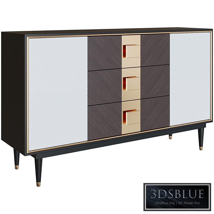 Chest of drawers Chapin Sideboard 3DS Max - thumbnail 3