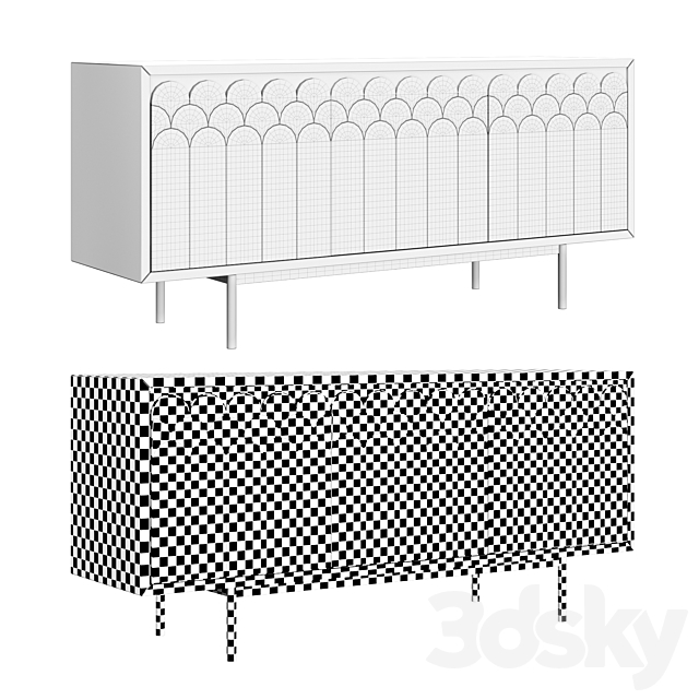 Chest of drawers Connie 3DSMax File - thumbnail 2