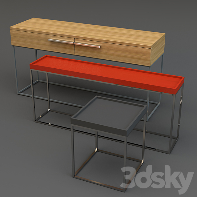 Chest of drawers. console. side table 3DSMax File - thumbnail 1