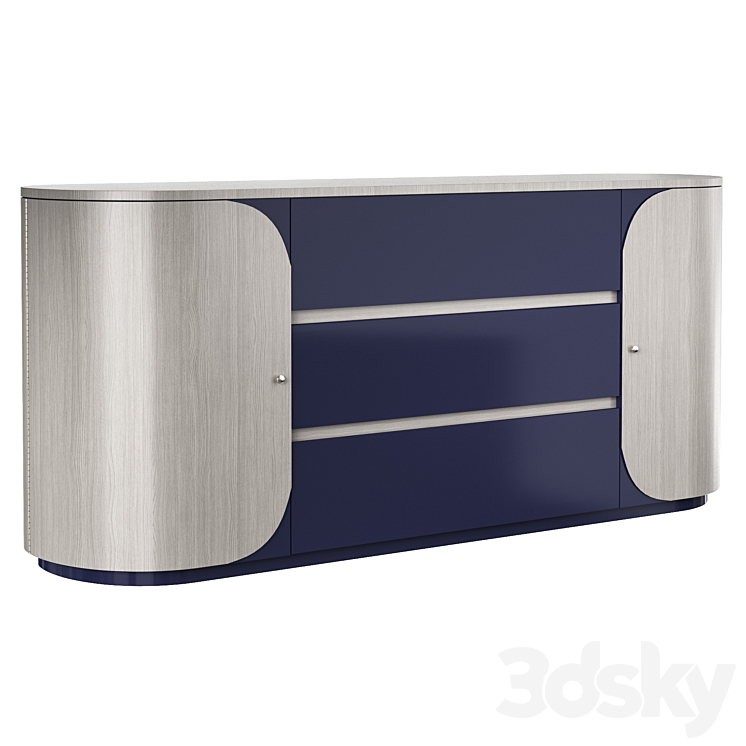 Chest of drawers Da Vita Dresser Caracole 3DS Max Model - thumbnail 1