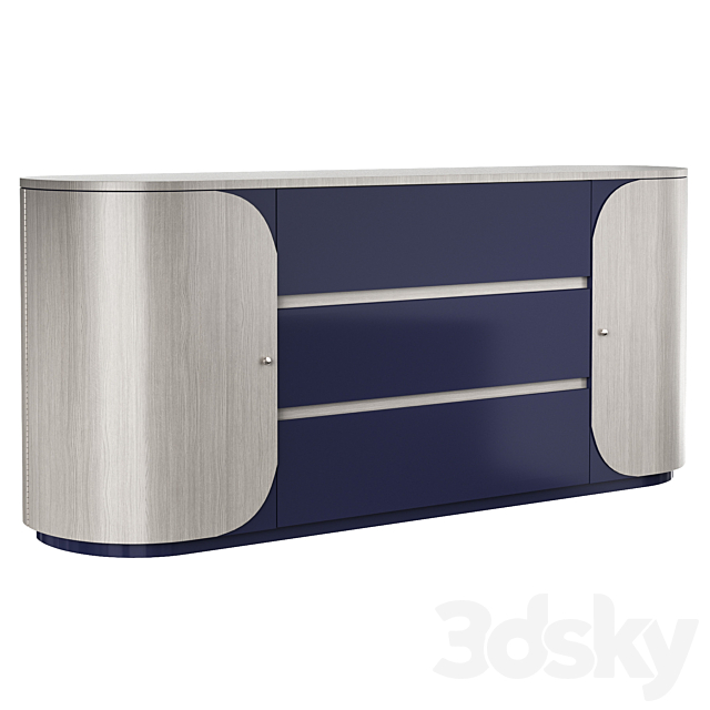 Chest of drawers Da Vita Dresser Caracole 3DSMax File - thumbnail 1