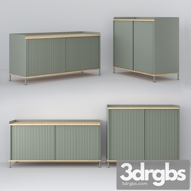 Chest of drawers enfold 2 3dsmax Download - thumbnail 1