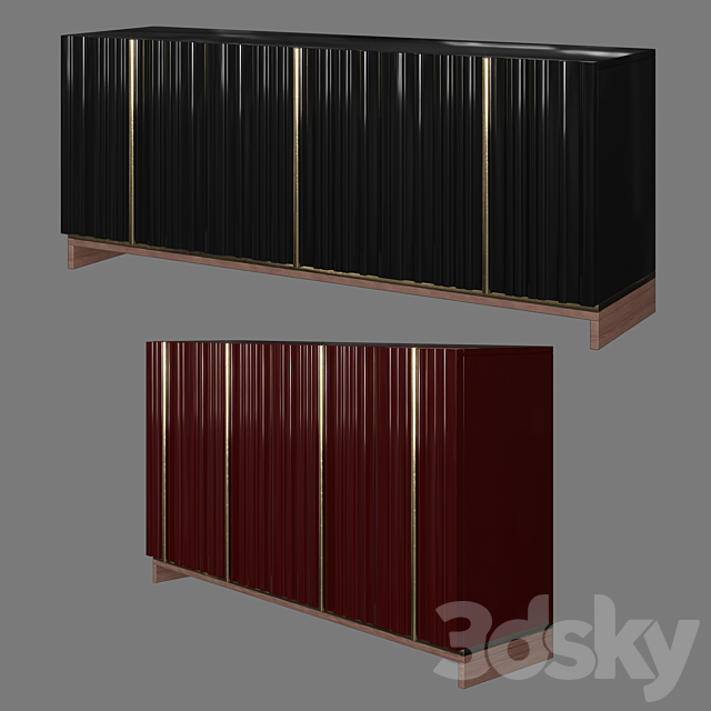 Chest of drawers FORNETTI 3DSMax File - thumbnail 2