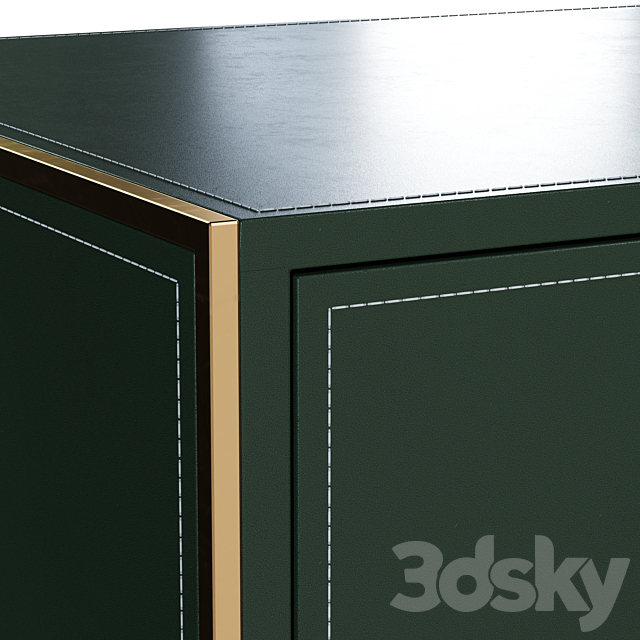 Chest of drawers green Arabel 3DSMax File - thumbnail 5