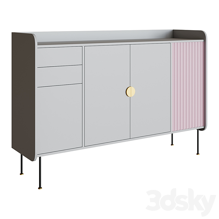 Chest of drawers Lima 3DS Max Model - thumbnail 2