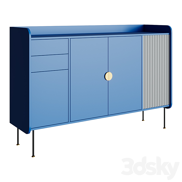 Chest of drawers Lima 3DS Max Model - thumbnail 3