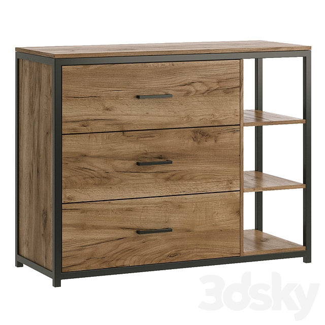 Chest of drawers Loft (divan.ru) 3ds Max - thumbnail 1