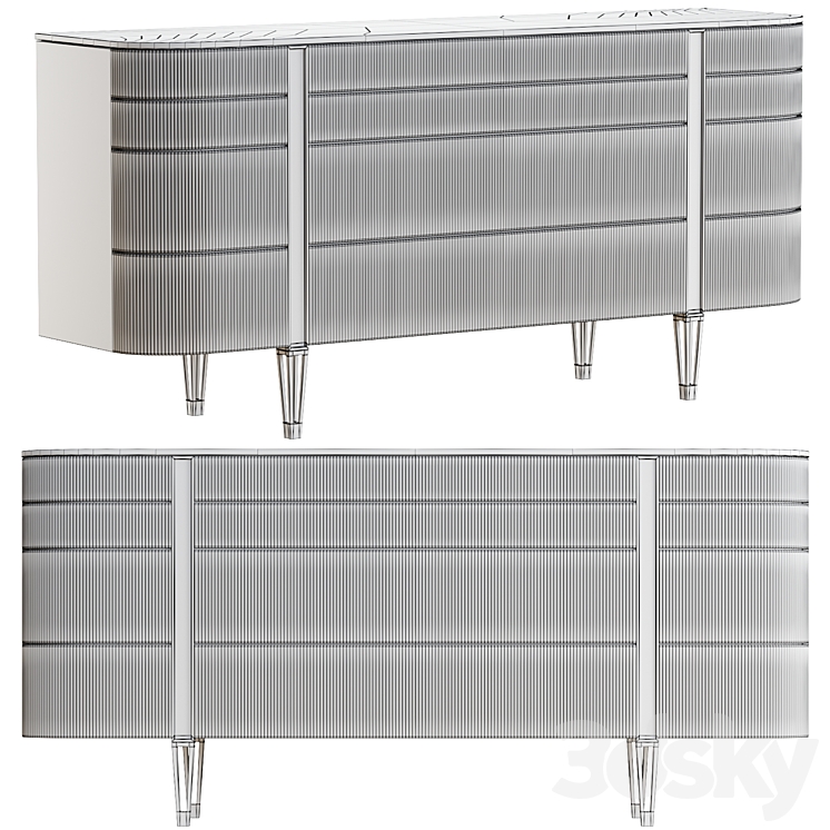 Chest of drawers Love at First Sight Caracole 3DS Max Model - thumbnail 2