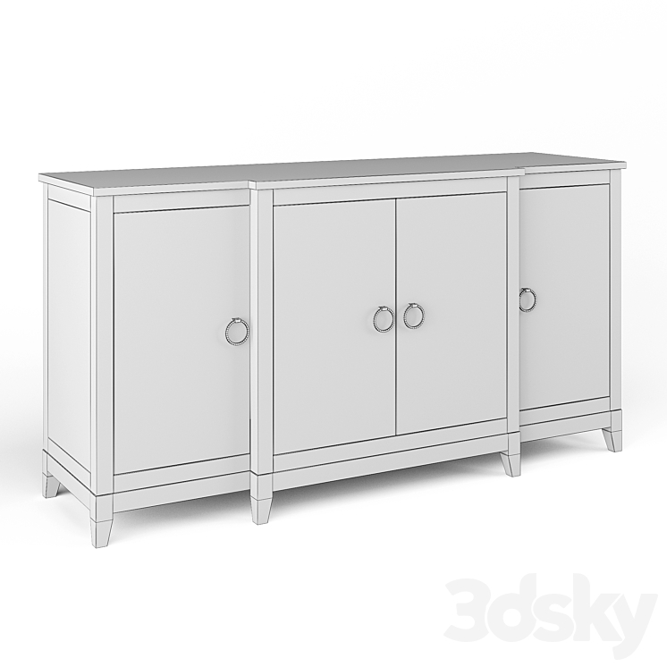 Chest of drawers Lulustore – Iris 3DS Max - thumbnail 2