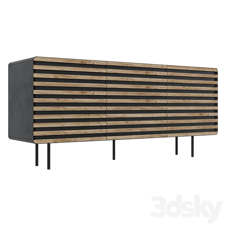 Chest of drawers Mahon 3DS Max Model - thumbnail 2