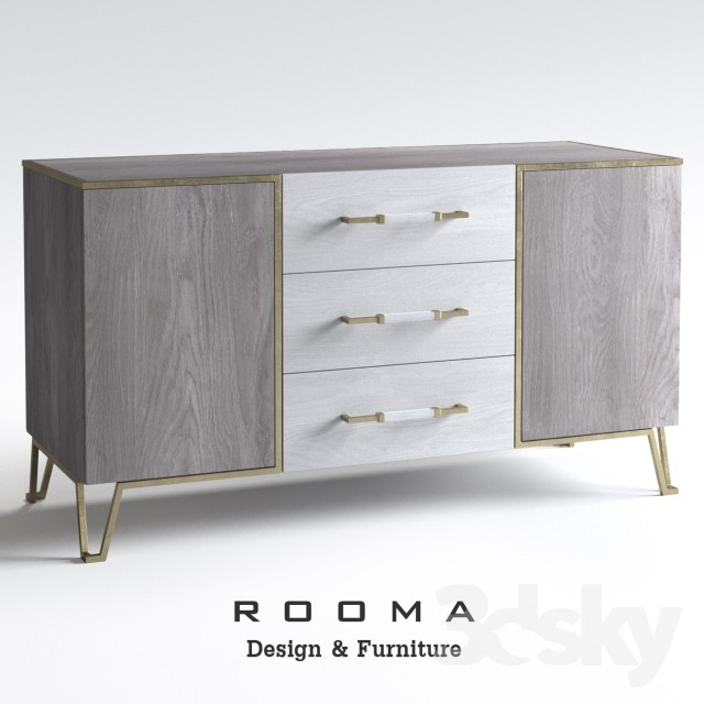 Chest of drawers Mila Rooma Design 3DS Max - thumbnail 3