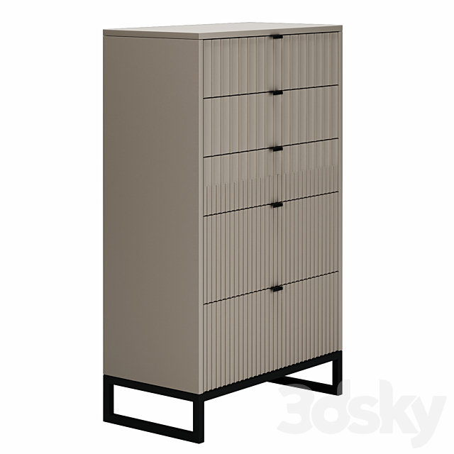 Chest of drawers MILLING 3ds Max - thumbnail 3