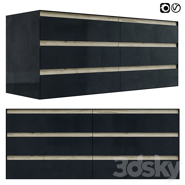 Chest of drawers NS2 03 take&live 3DSMax File - thumbnail 1