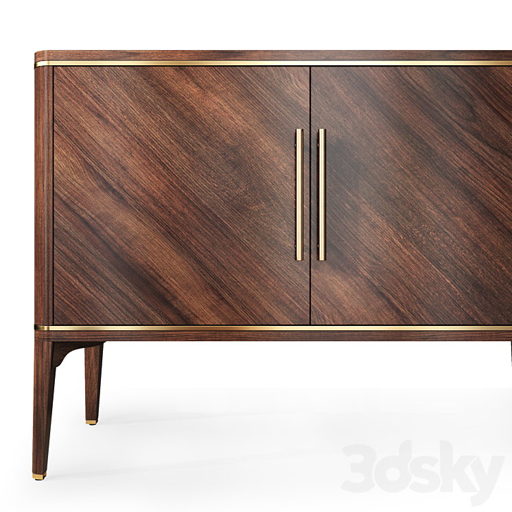 Chest of drawers Raum. Nightstand sideboard by Enza Home 3DS Max - thumbnail 2