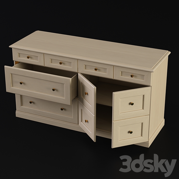 Chest of drawers. Sameba 3DS Max - thumbnail 1