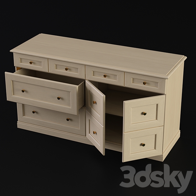 Chest of drawers. Sameba 3DSMax File - thumbnail 1