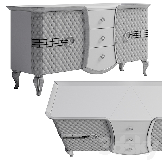 Chest of drawers SIGNORINI & COCO Sideboard 3DSMax File - thumbnail 3