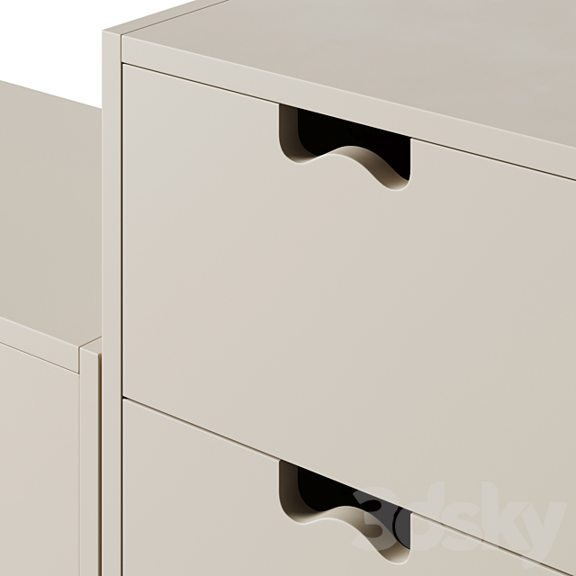 Chest of drawers SNOW A by Asplund 3DSMax File - thumbnail 4