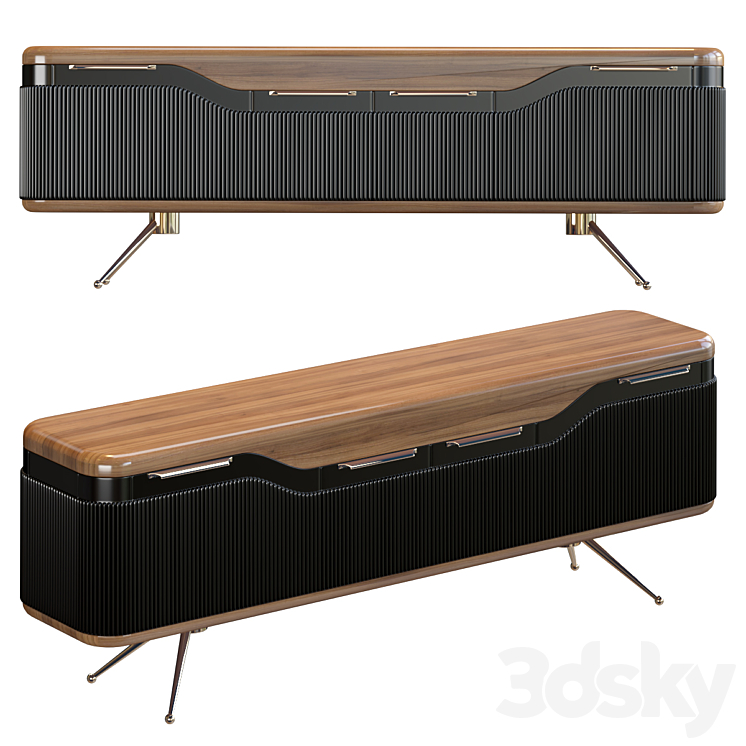 Chest of drawers Spectr 3DS Max Model - thumbnail 1