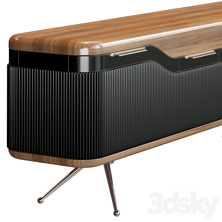 Chest of drawers Spectr 3DS Max Model - thumbnail 2