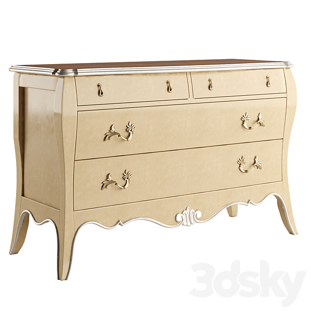 Chest of drawers Stella del Mobile Como 3ds Max - thumbnail 1