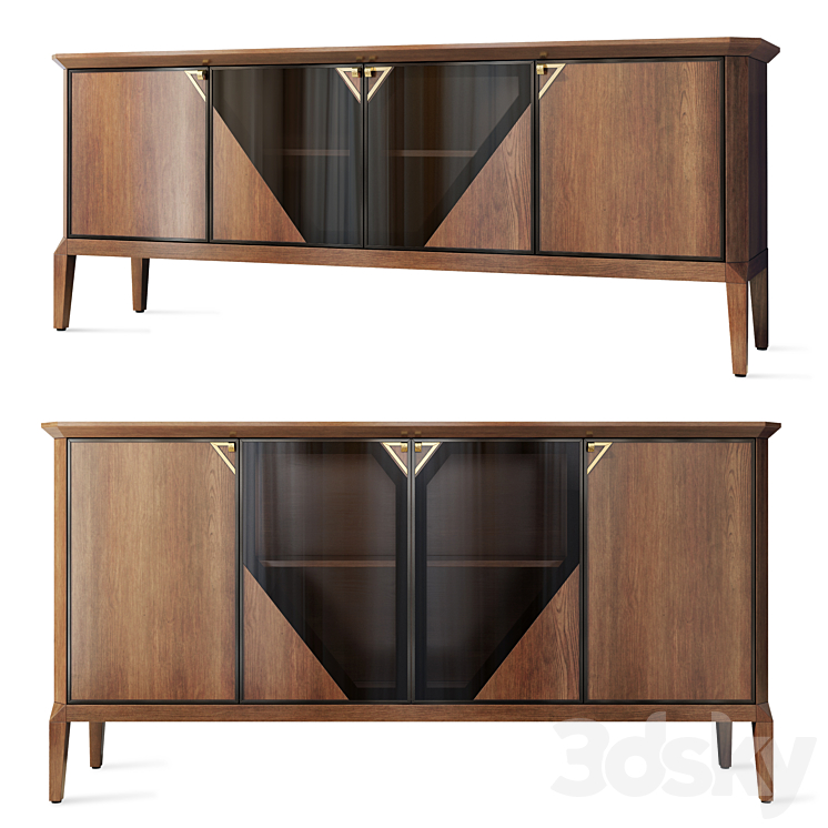 Chest of drawers TV stand Seattle Belfan Seattle 3DS Max Model - thumbnail 1