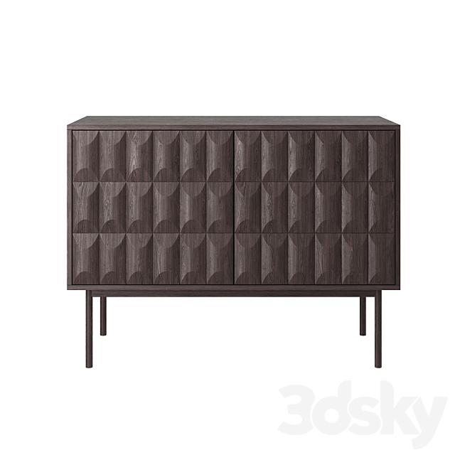 Chest of drawers Unique Furniture 3DS Max Model - thumbnail 2