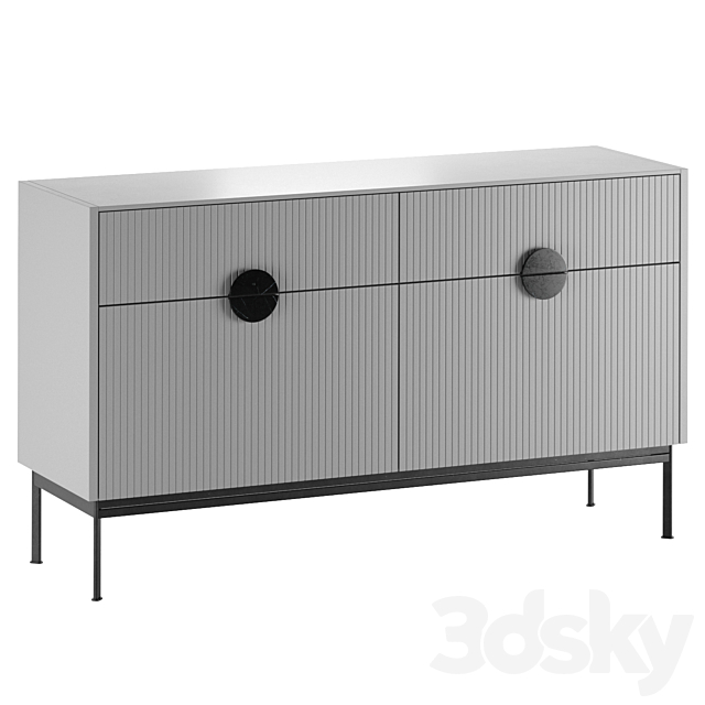 Chest of drawers UNO 3DS Max Model - thumbnail 2