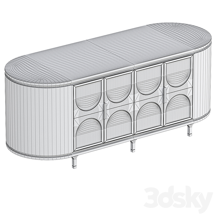 Chest of drawers Verona Frato Interiors 3DS Max Model - thumbnail 2