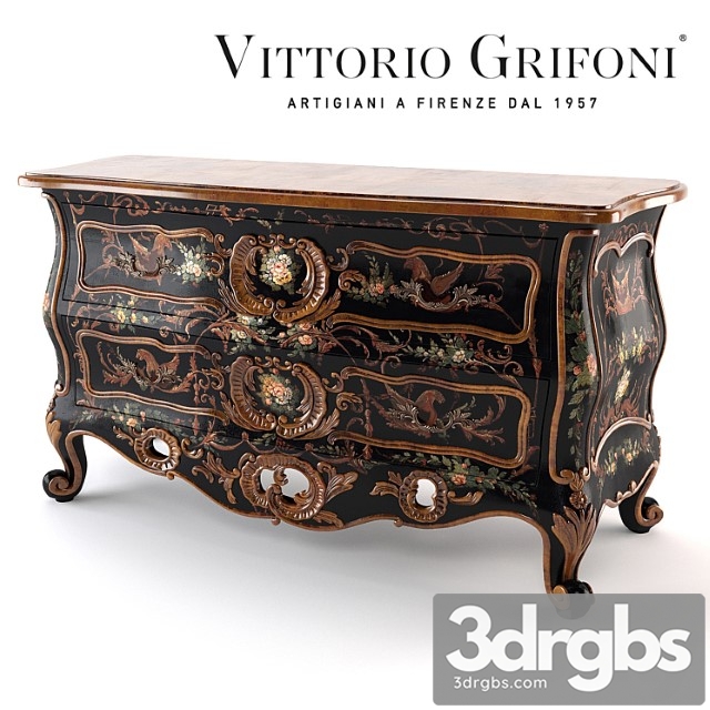 Chest of drawers vittorio grifoni 1138 - thumbnail 1