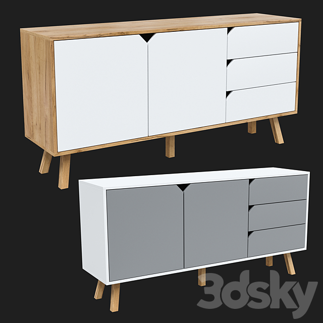 Chest of drawers Vivaldi Tokio 3DSMax File - thumbnail 2