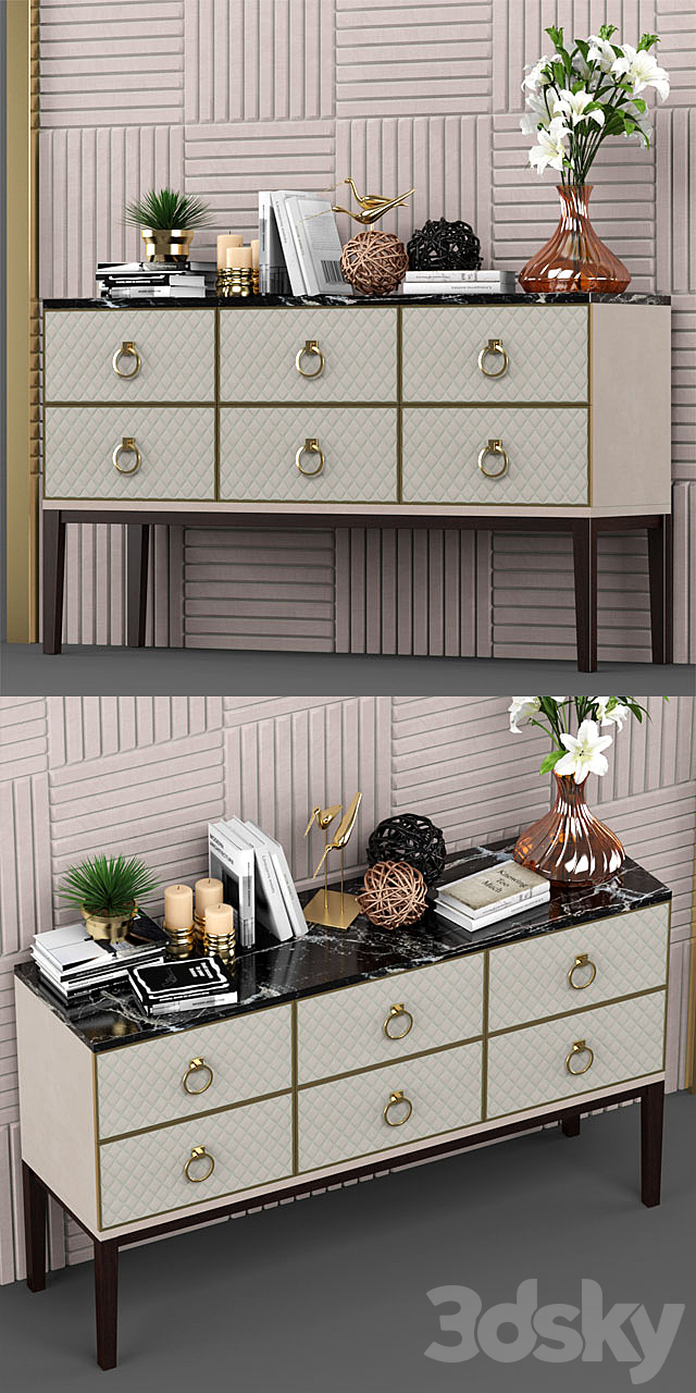 Chest of Drawers_001 (Artdeco) 3DSMax File - thumbnail 2