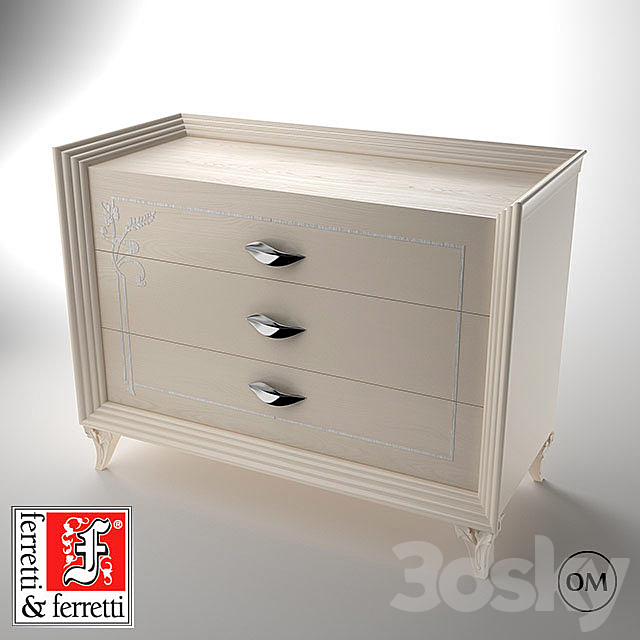 Chest of Drawesr – Today Collection – FerrettieFerretti 3DSMax File - thumbnail 1